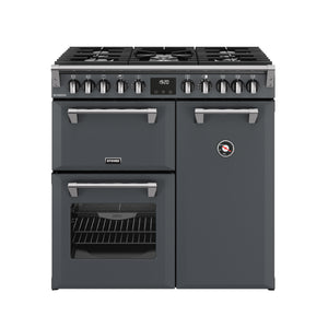 Stoves RCA Richmond 90DF 90cm Dual Fuel Range Cooker 444411849 Anthracite