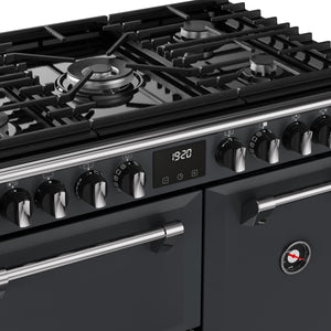 Stoves RCA Richmond 90DF 90cm Dual Fuel Range Cooker 444411849 Anthracite
