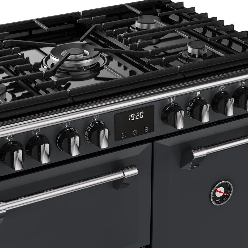 Stoves RCA Richmond 90DF 90cm Dual Fuel Range Cooker 444411849 Anthracite