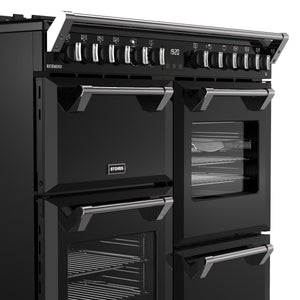 Stoves RCA Richmond 100DF 100cm Dual Fuel Range Cooker 444411856 Black