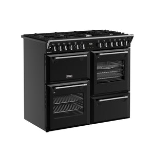 Stoves RCA Richmond 100DF 100cm Dual Fuel Range Cooker 444411856 Black