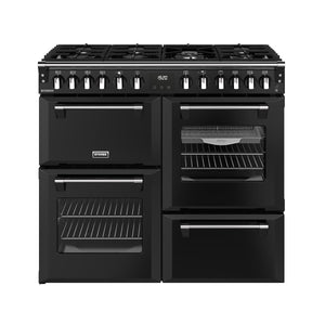 Stoves RCA Richmond 100DF 100cm Dual Fuel Range Cooker 444411856 Black