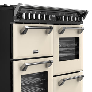 Stoves RCA Richmond 100DF 100cm Dual Fuel Range Cooker 444411857 Cream