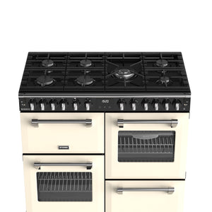 Stoves RCA Richmond 100DF 100cm Dual Fuel Range Cooker 444411857 Cream