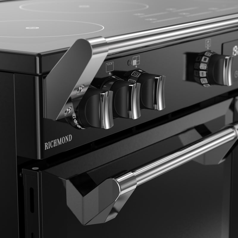 Stoves RCA Richmond 100Ei 100cm Induction Range Cooker 444411859 Black