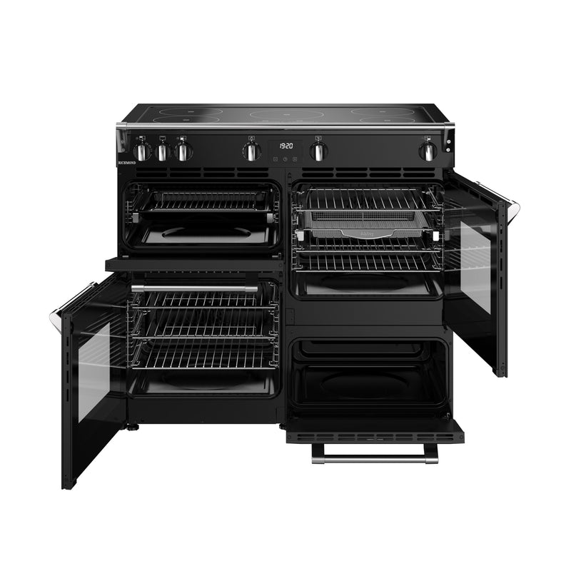 Stoves RCA Richmond 100Ei 100cm Induction Range Cooker 444411859 Black