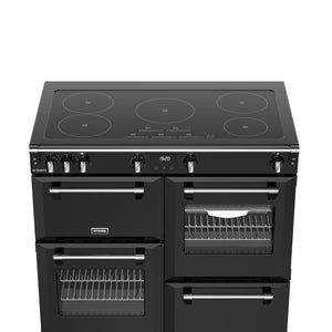 Stoves RCA Richmond 100Ei 100cm Induction Range Cooker 444411859 Black