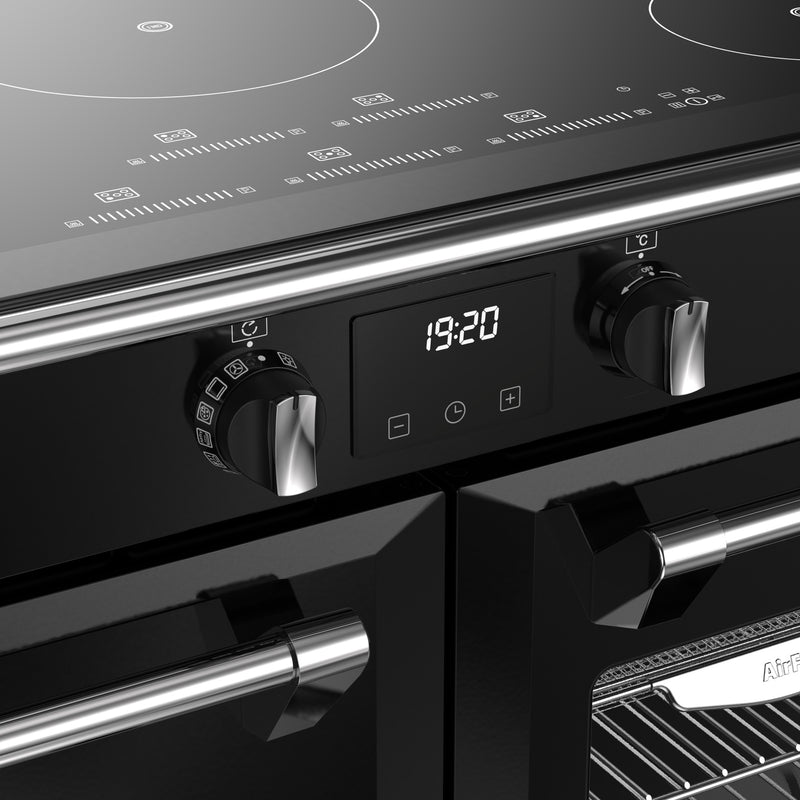 Stoves RCA Richmond 100Ei 100cm Induction Range Cooker 444411859 Black