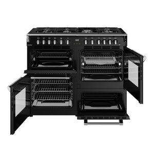 Stoves RCA Richmond 110DF 110cm Dual Fuel Range Cooker 444411862 Black