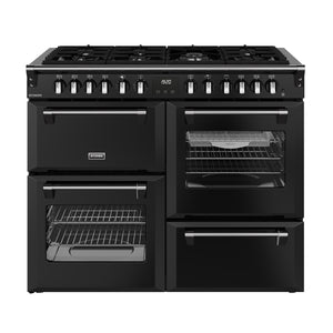 Stoves RCA Richmond 110DF 110cm Dual Fuel Range Cooker 444411862 Black