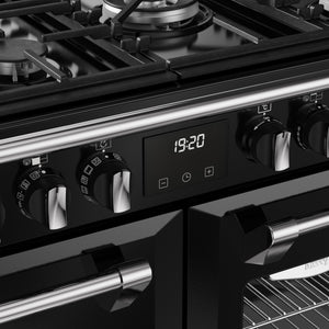 Stoves RCA Richmond 110DF 110cm Dual Fuel Range Cooker 444411862 Black