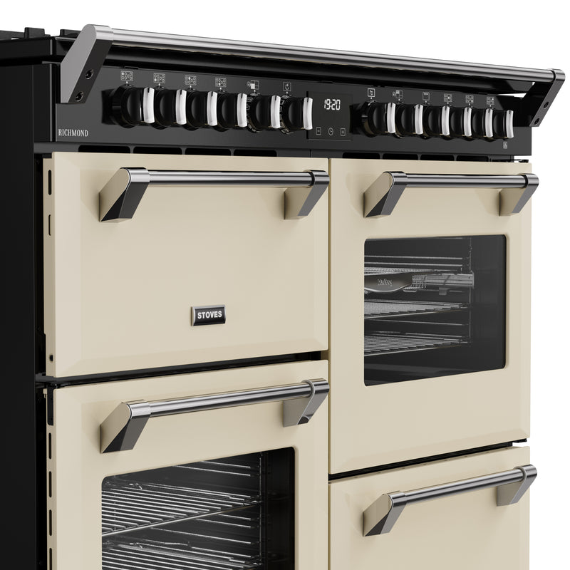 Stoves RCA Richmond 110DF 110cm Dual Fuel Range Cooker 444411863 Cream