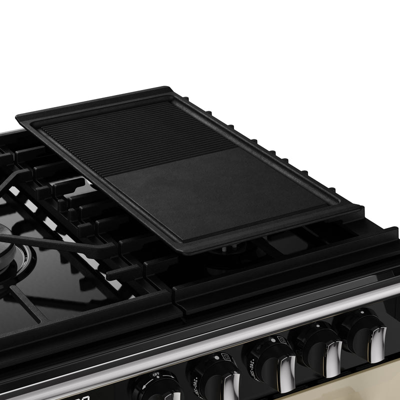 Stoves RCA Richmond Deluxe 90DF 90cm Dual Fuel Range Cooker 444411868 Cream