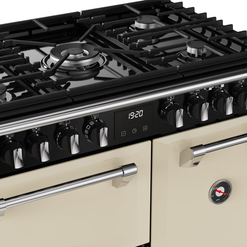 Stoves RCA Richmond Deluxe 90DF 90cm Dual Fuel Range Cooker 444411868 Cream
