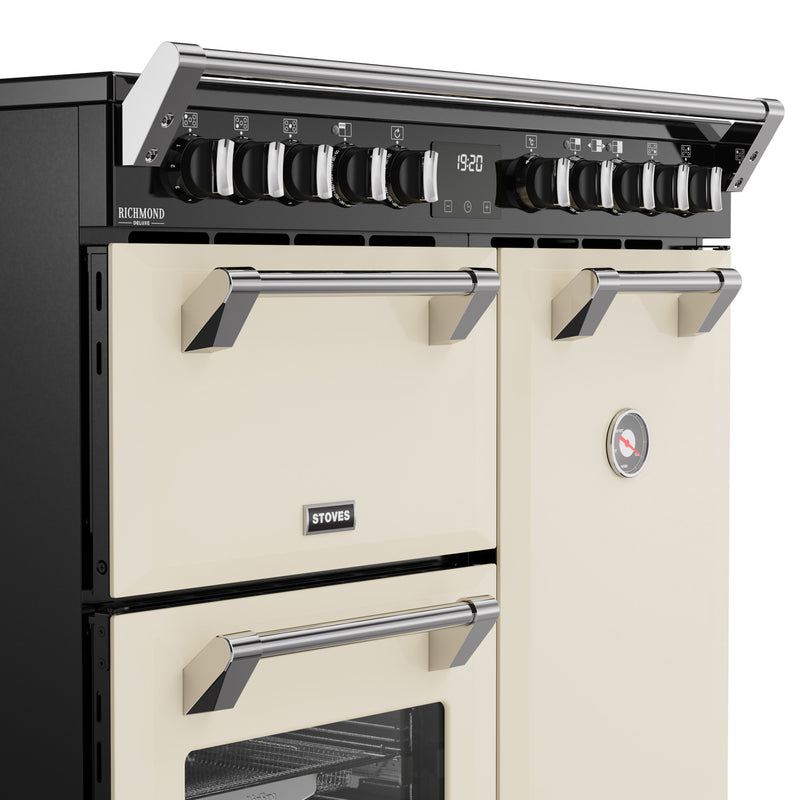 Stoves RCA Richmond Deluxe 90Ei 90cm Induction Range Cooker 444411870 Cream