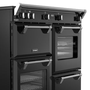 Stoves RCA Richmond Deluxe 100Ei 100cm Zoneless Induction Range Cooker 444411875 Black