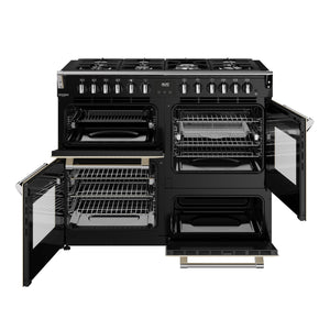 Stoves RCA Richmond Deluxe 110DF 110cm Dual Fuel Range Cooker 444411877 Cream