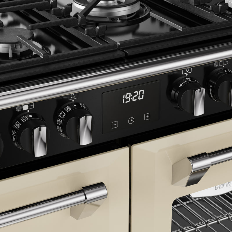 Stoves RCA Richmond Deluxe 110DF 110cm Dual Fuel Range Cooker 444411877 Cream