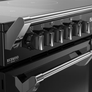 Stoves RCA Richmond Deluxe 110Ei 110cm Induction Range Cooker 444411878 Black