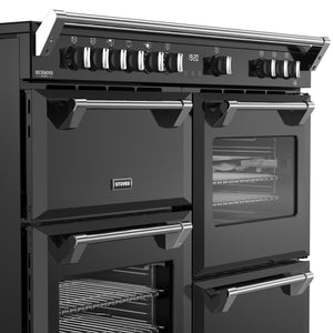 Stoves RCA Richmond Deluxe 110Ei 110cm Induction Range Cooker 444411878 Black