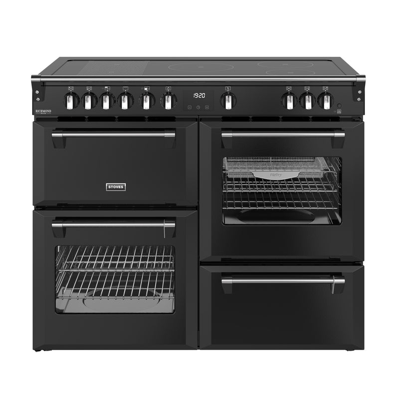 Stoves RCA Richmond Deluxe 110Ei 110cm Induction Range Cooker 444411878 Black