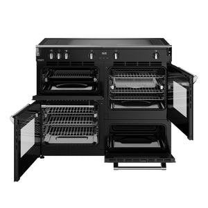 Stoves RCA Richmond Deluxe 110Ei 110cm Zoneless Induction Range Cooker 444411880 Black