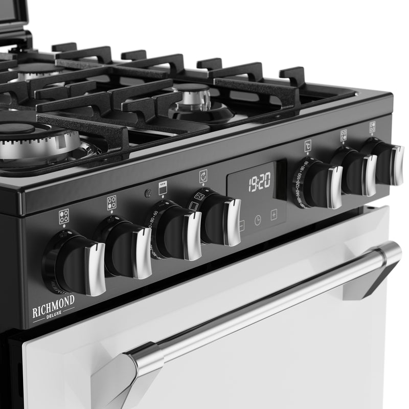 Stoves Richmond Deluxe 444411993 60DF Freestanding Dual Fuel Cooker Ice White