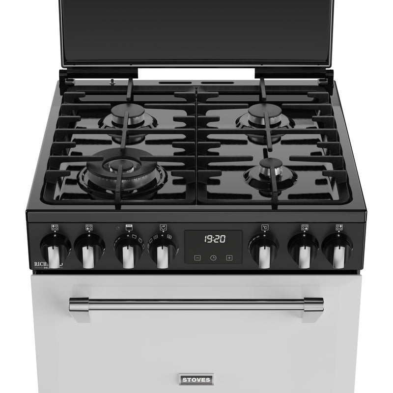 Stoves Richmond Deluxe 444411993 60DF Freestanding Dual Fuel Cooker Ice White