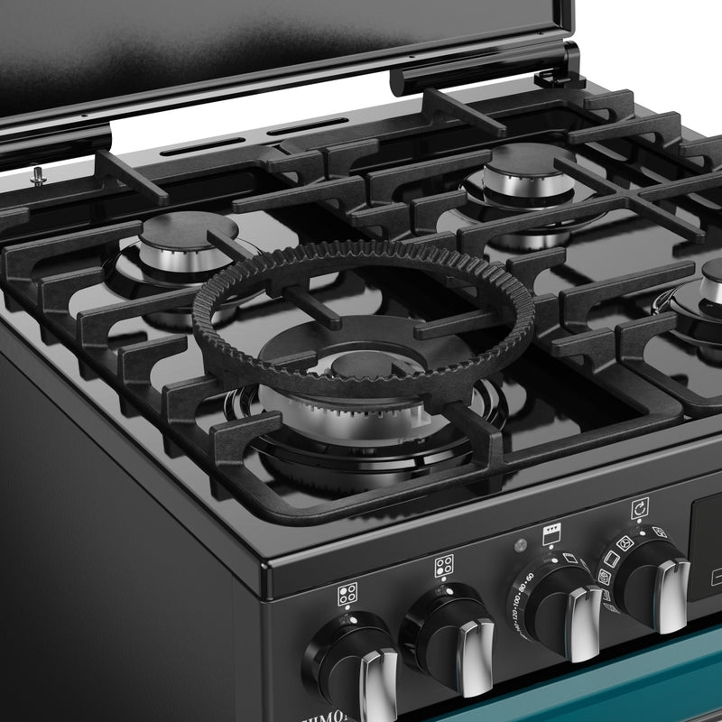 Stoves Richmond Deluxe 444411996 60DF Freestanding Dual Fuel Cooker Deep Marine