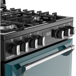 Stoves Richmond Deluxe 444411996 60DF Freestanding Dual Fuel Cooker Deep Marine