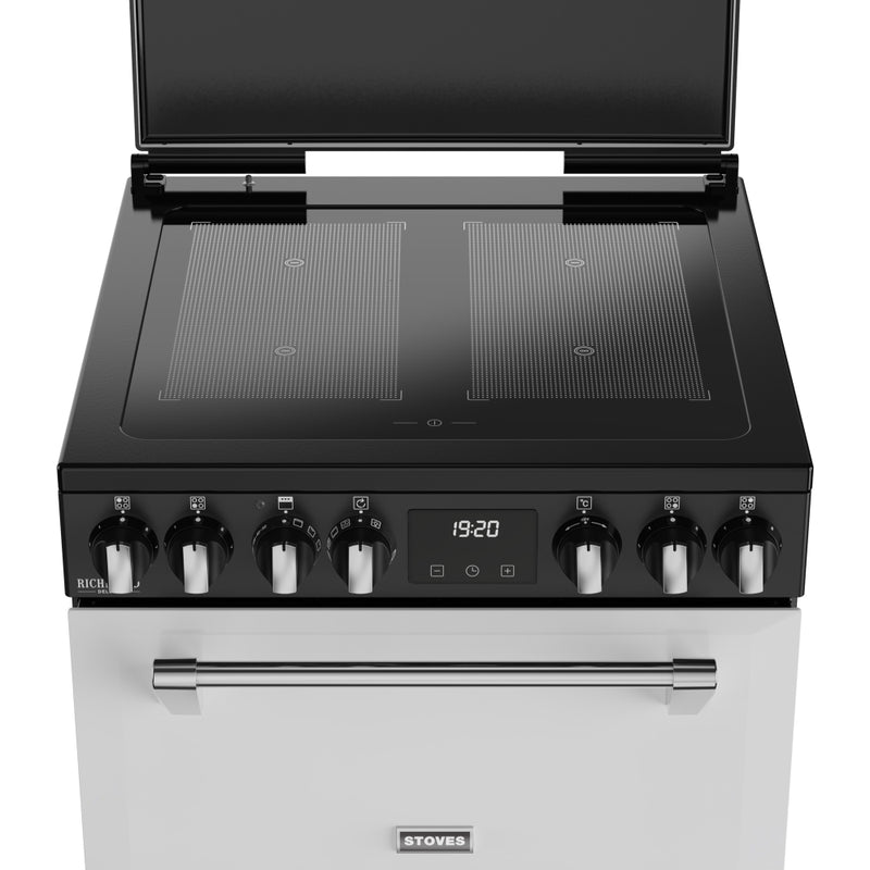 Stoves Richmond Deluxe 444411998 60Ei Freestanding Induction Electric Cooker Ice White