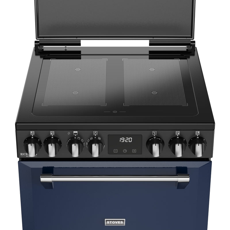 Stoves Richmond Deluxe 444412000 60Ei Freestanding Induction Electric Cooker Twilight Blue