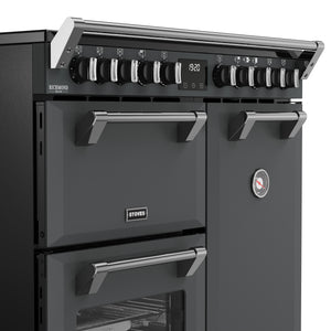 Stoves Richmond Deluxe 90cm Induction Range Cooker 444412009 Anthracite Grey