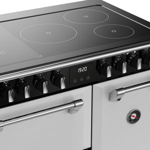 Stoves Richmond Deluxe 90cm Induction Range Cooker 444412010 Ice White