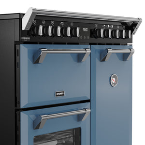 Stoves Richmond Deluxe 90cm Induction Range Cooker 444412011 Twilight Blue