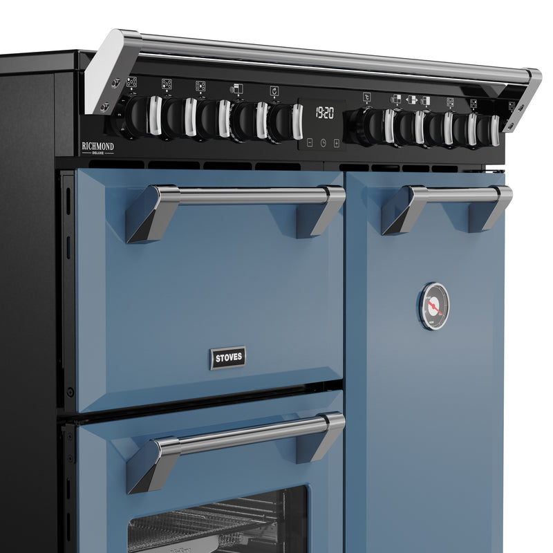Stoves Richmond Deluxe 90cm Induction Range Cooker 444412011 Twilight Blue