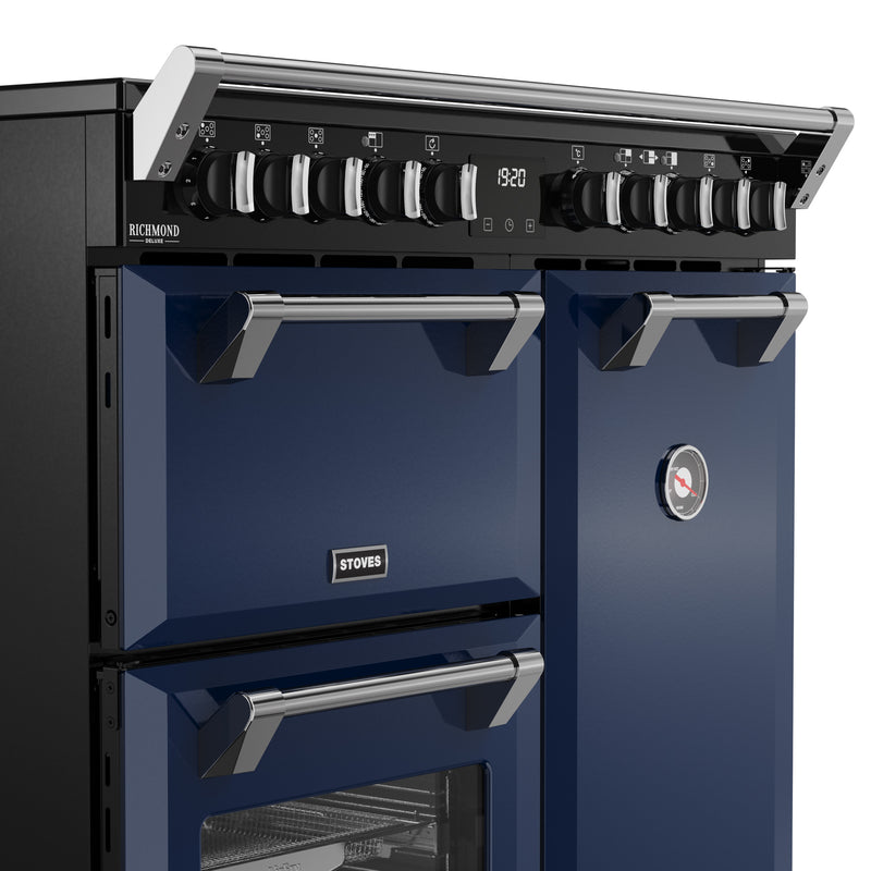 Stoves Richmond Deluxe 90cm Induction Range Cooker 444412012 Midnight Blue