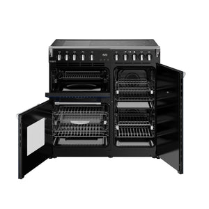 Stoves Richmond Deluxe 90cm Induction Range Cooker 444412012 Midnight Blue