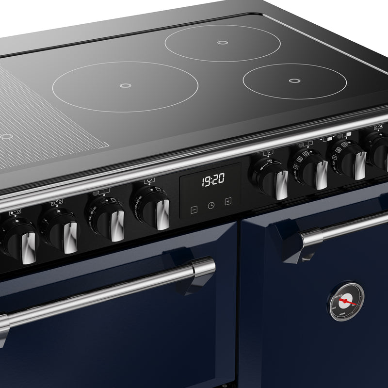 Stoves Richmond Deluxe 90cm Induction Range Cooker 444412012 Midnight Blue