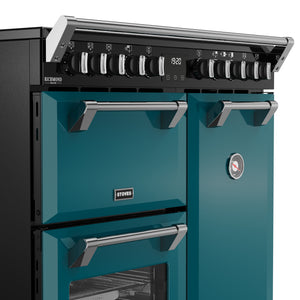 Stoves Richmond Deluxe 90cm Induction Range Cooker 444412013 Deep Marine