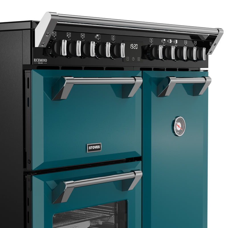 Stoves Richmond Deluxe 90cm Induction Range Cooker 444412013 Deep Marine