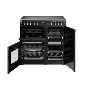 Stoves Richmond Deluxe 90cm Induction Range Cooker 444412013 Deep Marine