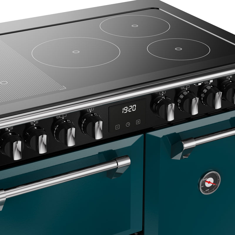 Stoves Richmond Deluxe 90cm Induction Range Cooker 444412013 Deep Marine