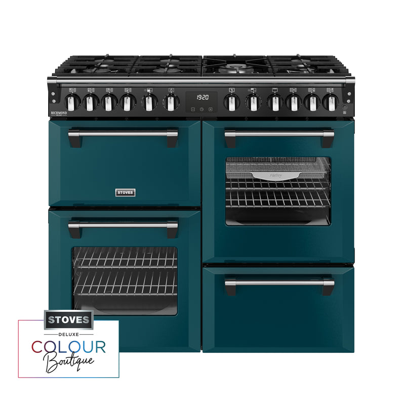 100cm Deep Marine dual fuel range cooker with four burners and three ovens, Eastbourne Uckfield Free Delivery. - DB Domestics