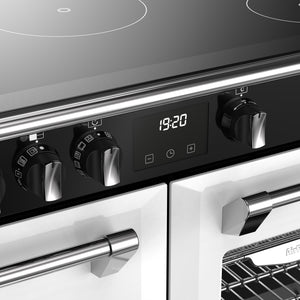 Stoves Richmond Deluxe 100cm Induction Range Cooker 444412022 Ice White