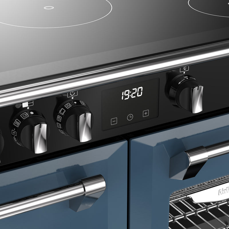 Stoves Richmond Deluxe 100cm Induction Range Cooker 444412023 Twilight Blue