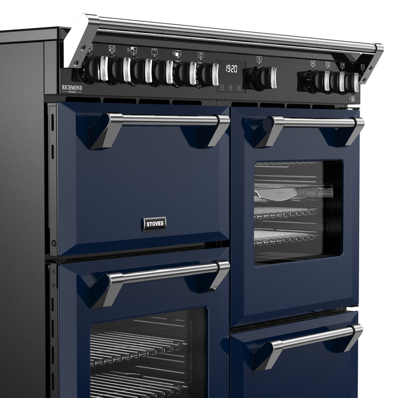 Stoves Richmond Deluxe 100cm Induction Range Cooker 444412024 Midnight Blue