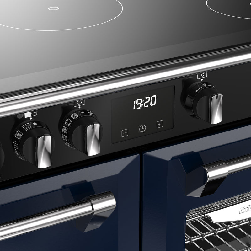 Stoves Richmond Deluxe 100cm Induction Range Cooker 444412024 Midnight Blue