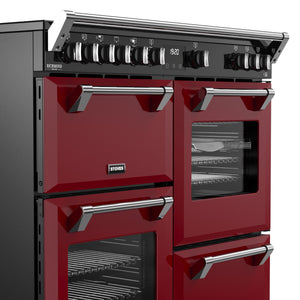 Stoves Richmond Deluxe 100cm Induction Range Cooker 444412026 Garnet Red