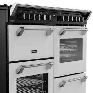 Stoves Richmond Deluxe Colour Boutique 110cm Dual Fuel Range Cooker 444412028 Ice White